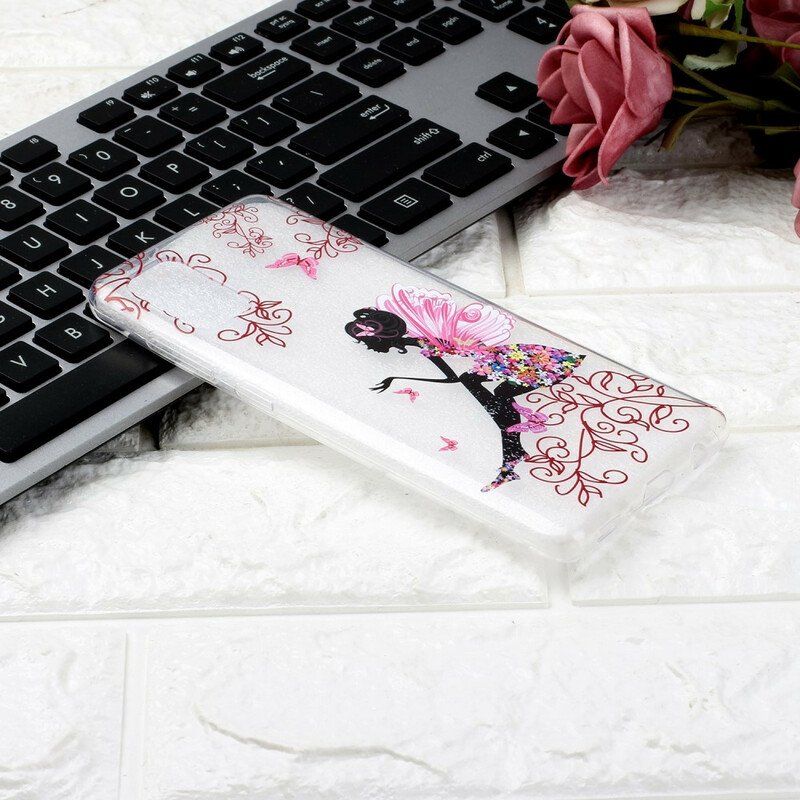 Skal Samsung Galaxy A31 Transparent Flower Fairy