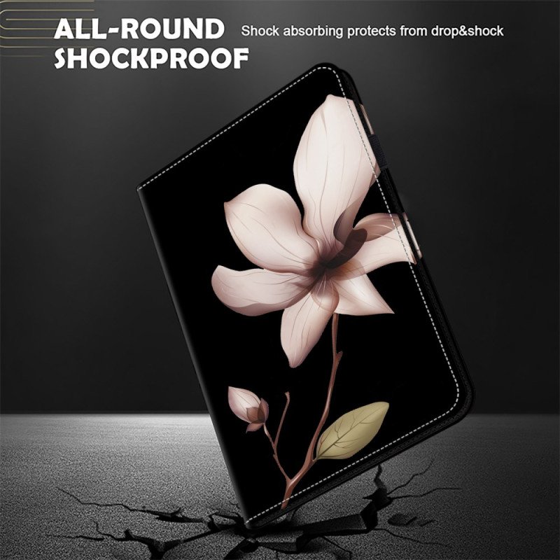 Fodral iPad Pro 13 (2024) Rosa Blomma