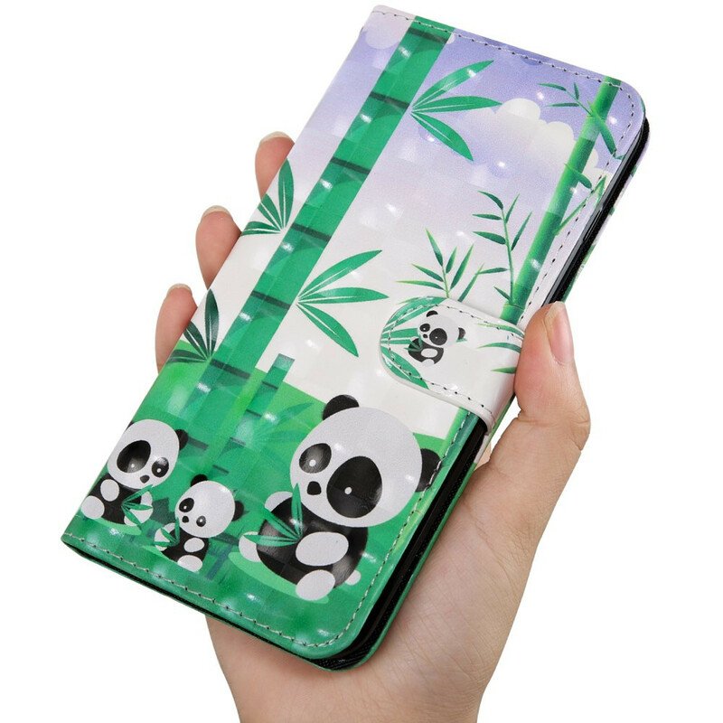 Fodral Huawei P Smart 2021 Light Spot Pandas