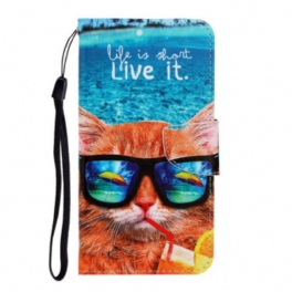 Fodral Huawei P Smart 2021 Med Kedjar Cat Live It Strappy