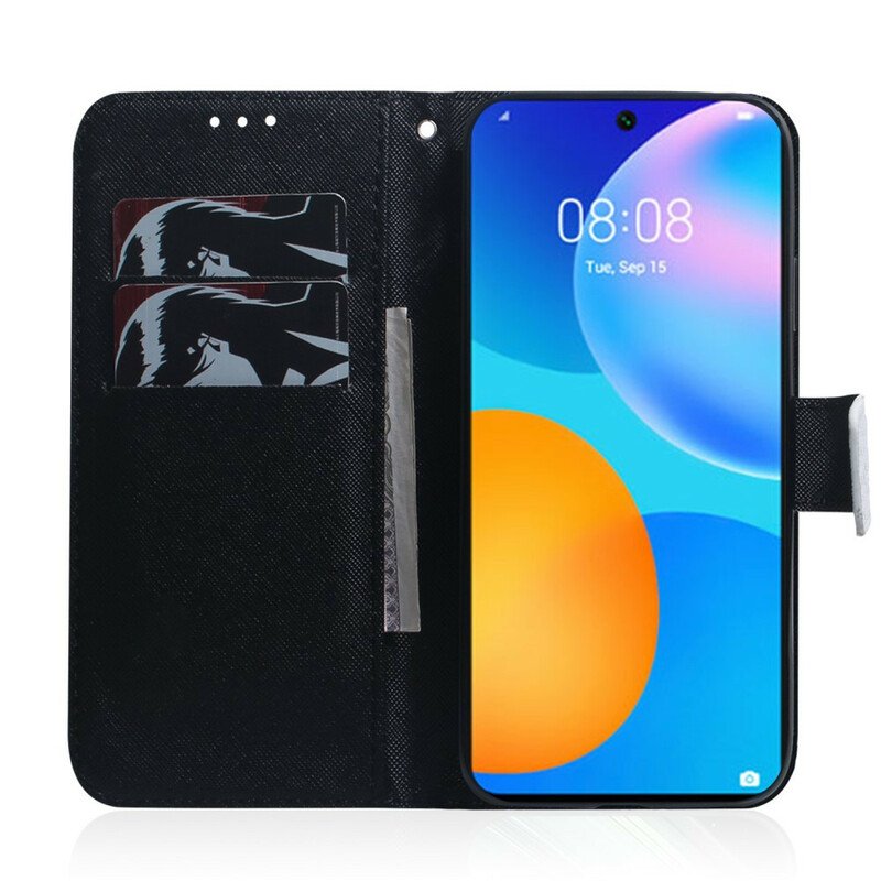 Fodral Huawei P Smart 2021 Panda Ansikte