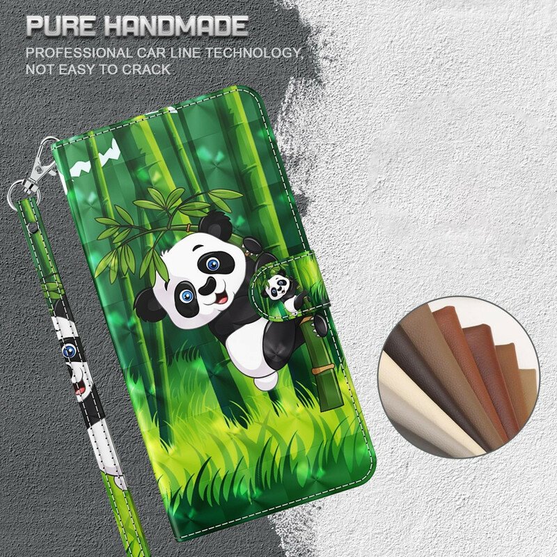 Fodral Huawei P Smart 2021 Panda Och Bambu