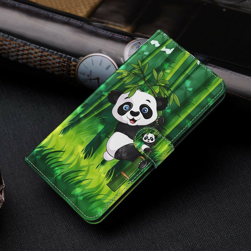 Fodral Huawei P Smart 2021 Panda Och Bambu