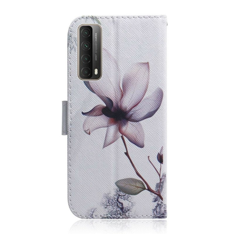 Fodral Huawei P Smart 2021 En Rosa Blomma