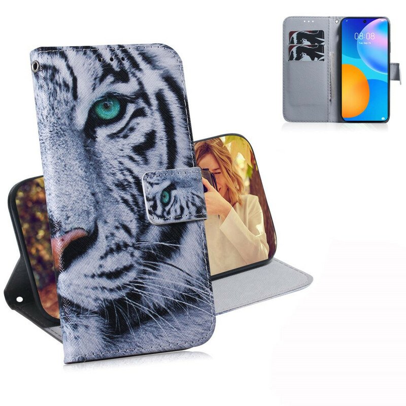 Fodral Huawei P Smart 2021 Tiger Face