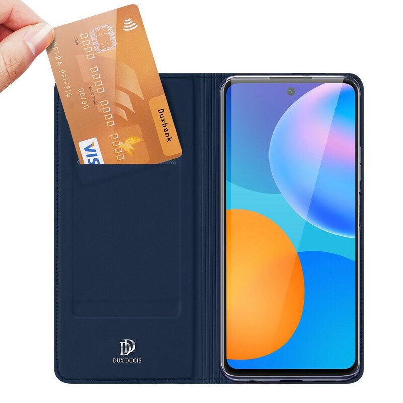 Folio-fodral Huawei P Smart 2021 Läderfodral Skin Pro Dux Ducis