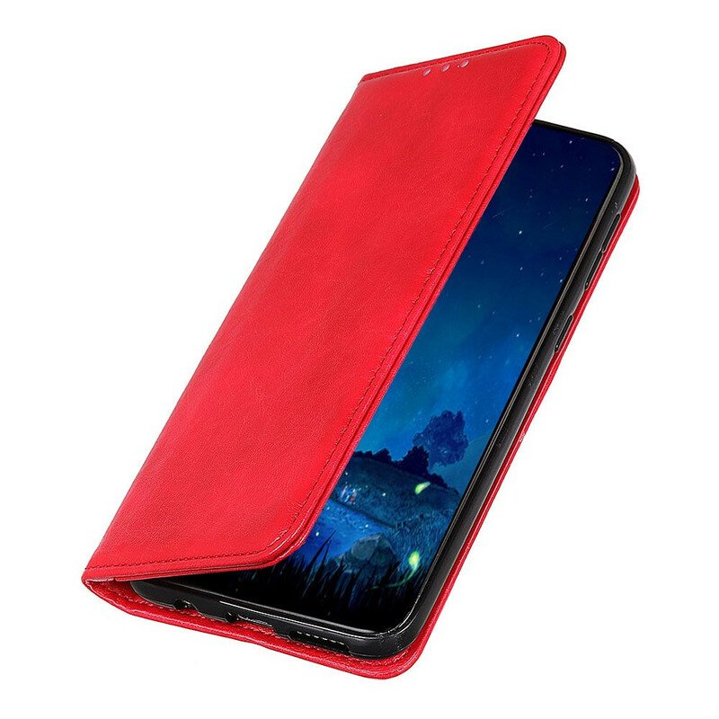 Folio-fodral Huawei P Smart 2021 Läderfodral Stil Läder Sobriety