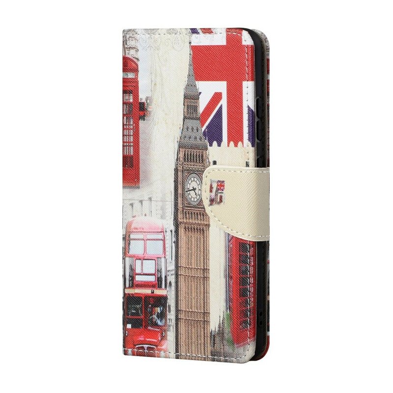 Läderfodral Huawei P Smart 2021 London Livet