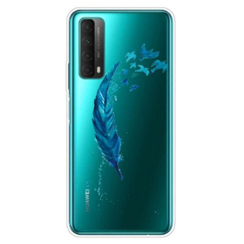 Mobilskal Huawei P Smart 2021 Vacker Fjäder