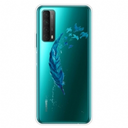 Mobilskal Huawei P Smart 2021 Vacker Fjäder