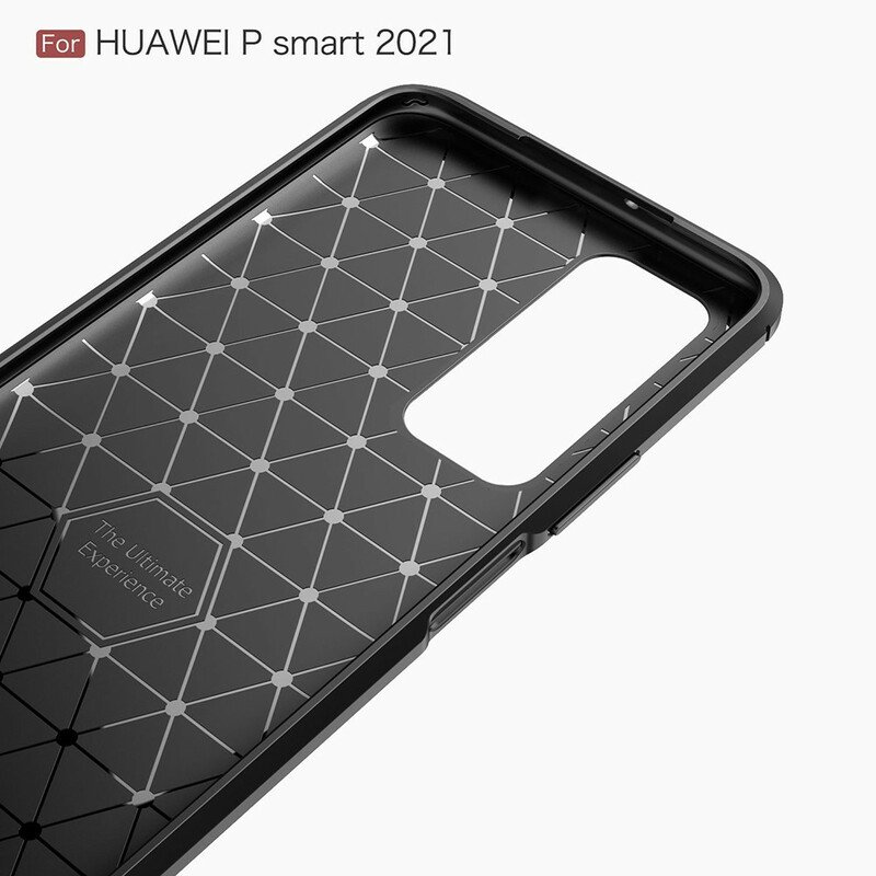 Skal Huawei P Smart 2021 Borstad Kolfiber