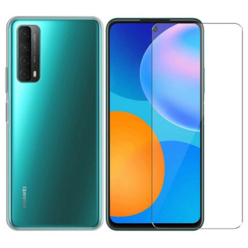 Skal Huawei P Smart 2021 Combo Och Härdat Glasskärm