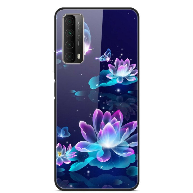 Skal Huawei P Smart 2021 Fancy Flowers Härdat Glas