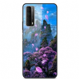 Skal Huawei P Smart 2021 Fantasy Landskap Härdat Glas