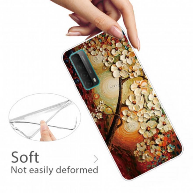 Skal Huawei P Smart 2021 Flexibla Blommor