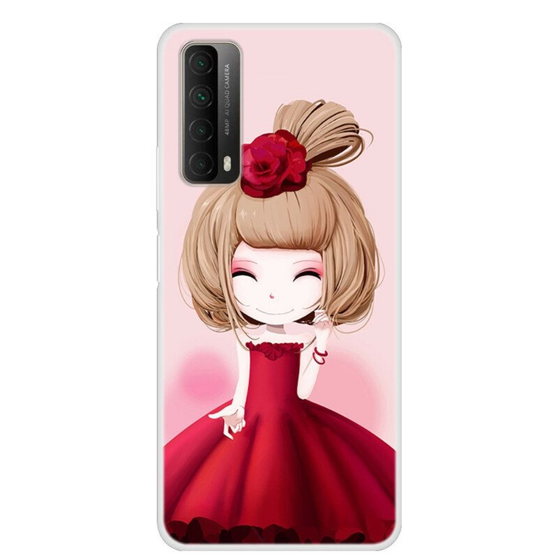 Skal Huawei P Smart 2021 Manga Lady