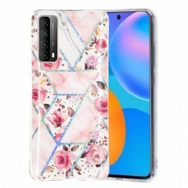 Skal Huawei P Smart 2021 Marmorerade Blommor