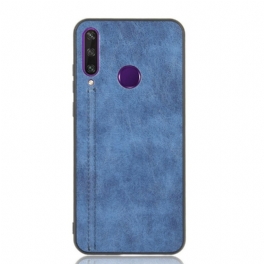 Skal Huawei Y6p Couture Lädereffekt