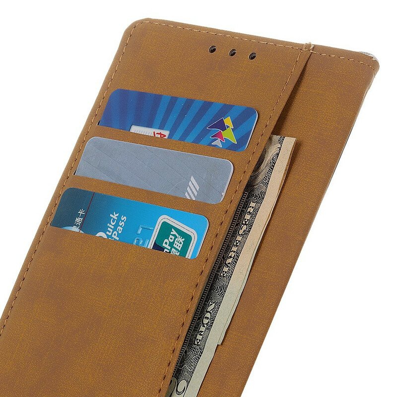 Folio-fodral Samsung Galaxy Note 20 Vanligt Konstläder