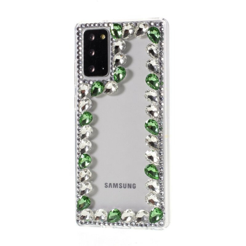 Skal Samsung Galaxy Note 20 Rhinestone Kontur