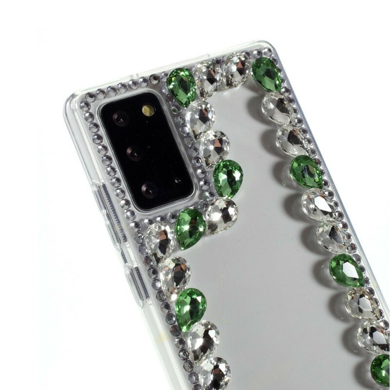 Skal Samsung Galaxy Note 20 Rhinestone Kontur