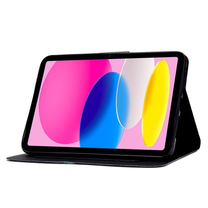 Fodral iPad 10.9" (2022) Grafisk Ananas