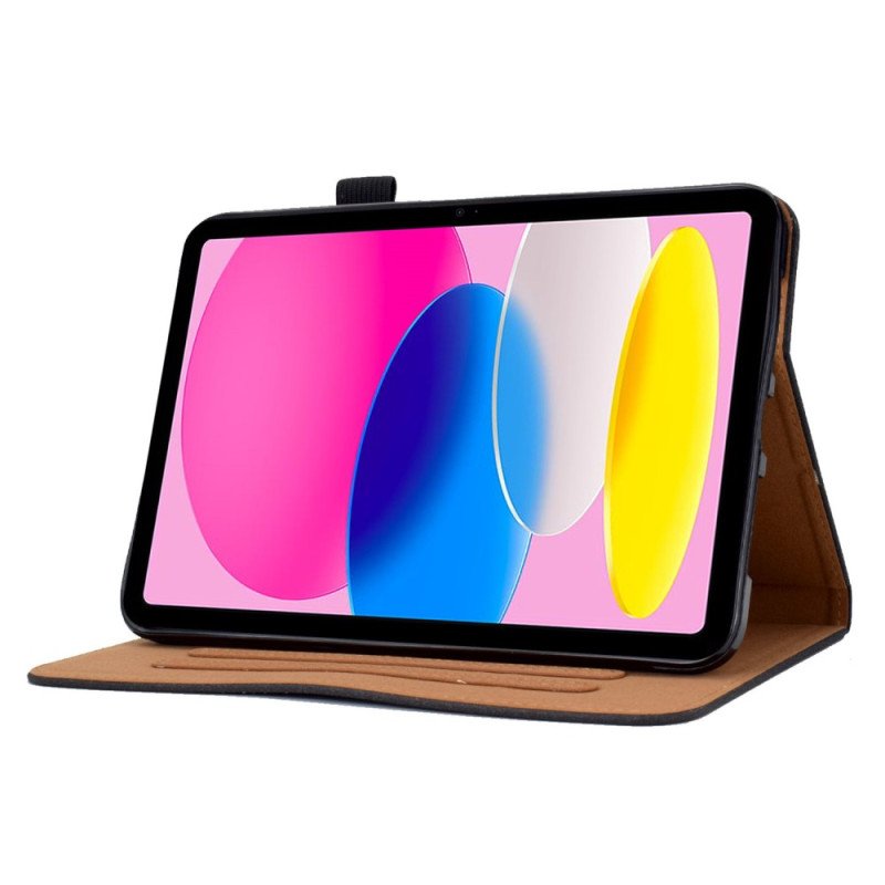 Fodral iPad 10.9" (2022) Slät Konstläder