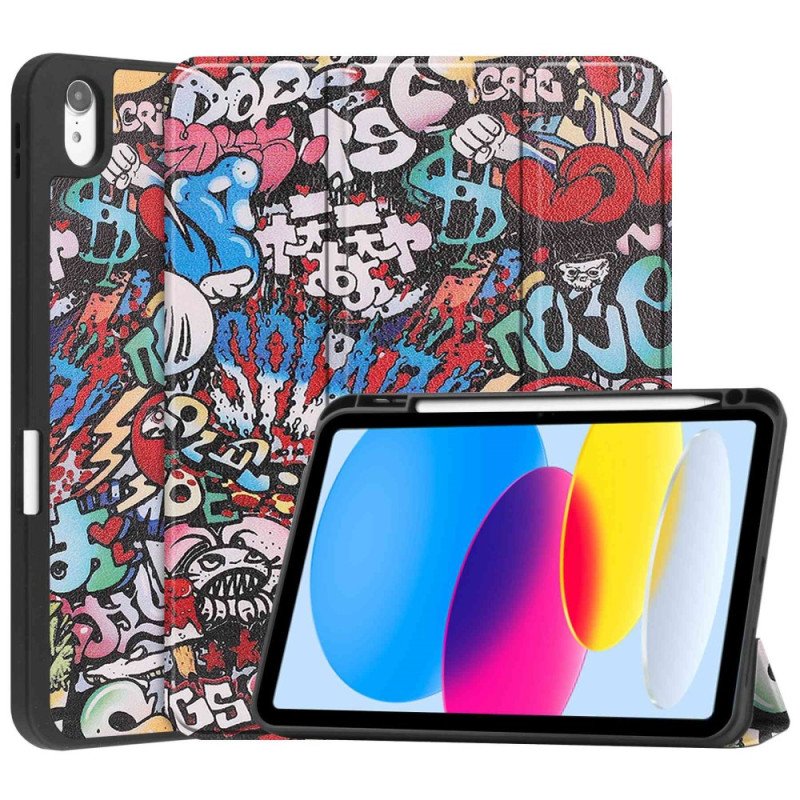 Skal iPad 10.9" (2022) Graffiti Pennhållare