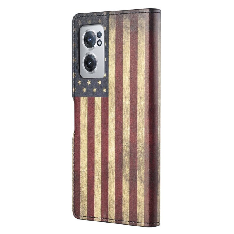 Fodral OnePlus Nord CE 2 5G Amerikanska Flaggan