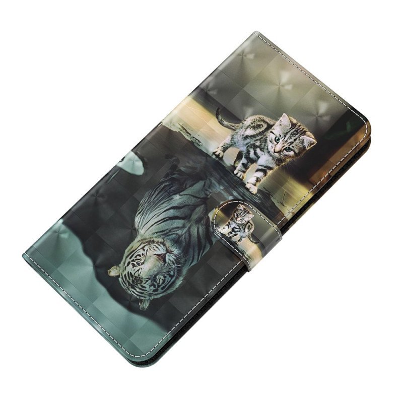 Folio-fodral OnePlus Nord CE 2 5G Framtida Tiger