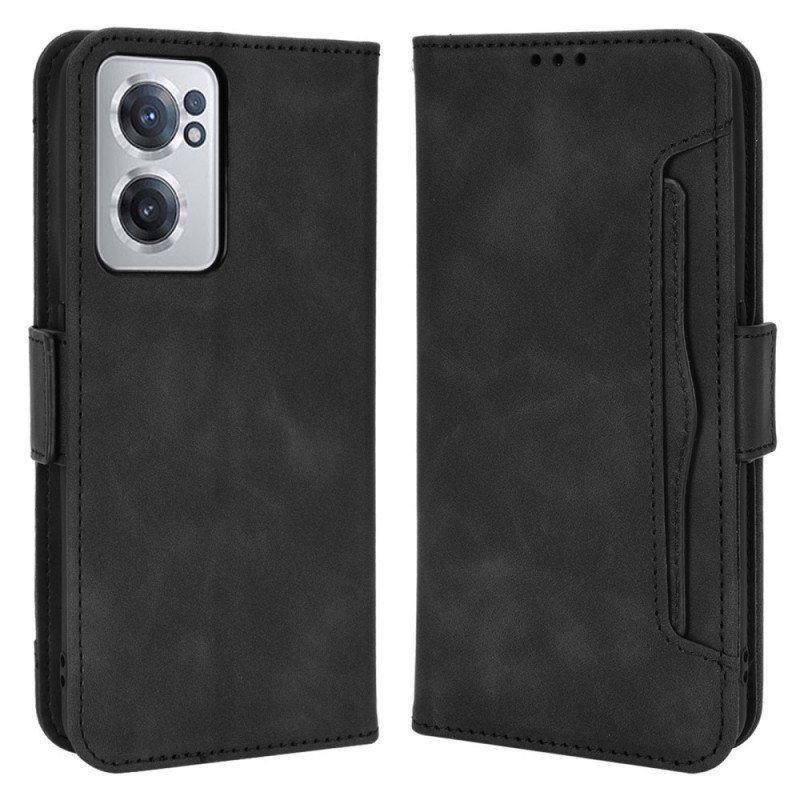 Folio-fodral OnePlus Nord CE 2 5G Läderfodral Immaculate Satin