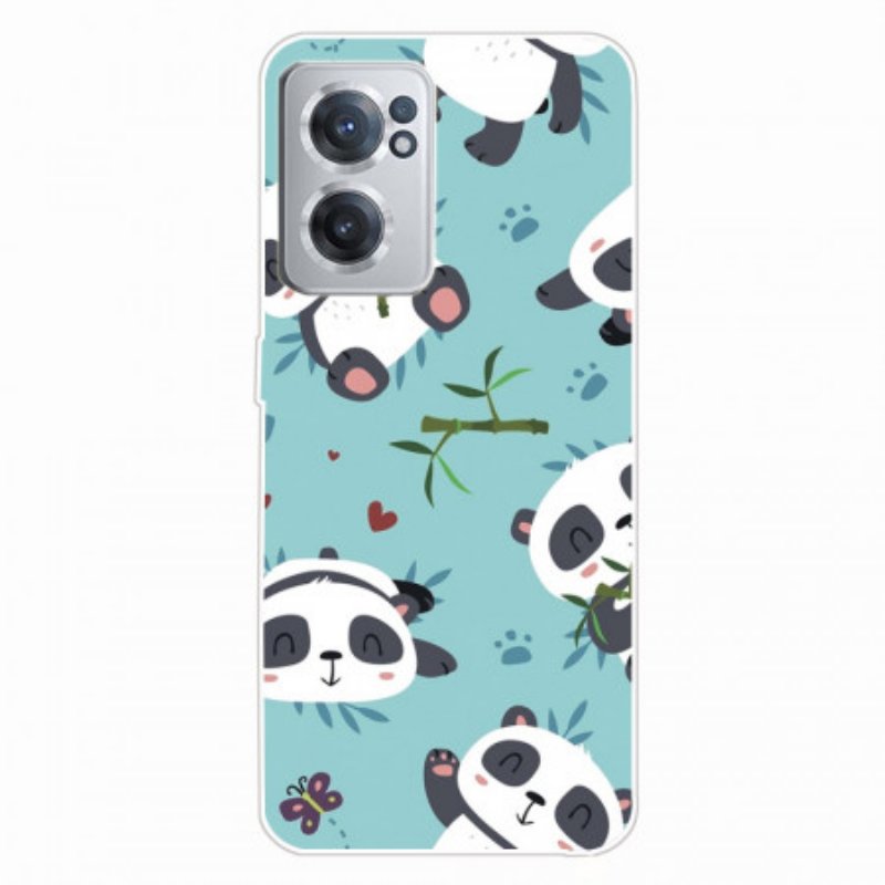 Mobilskal OnePlus Nord CE 2 5G Pandas Tupplur