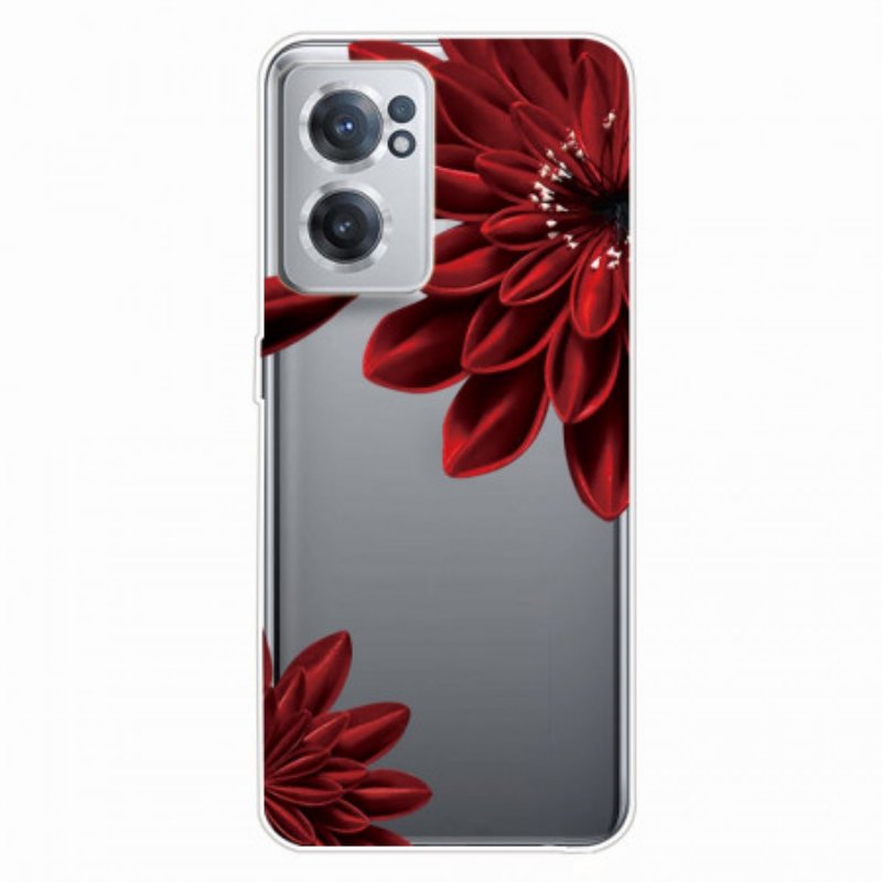 Skal OnePlus Nord CE 2 5G Scharlakansröd Blomma