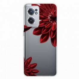 Skal OnePlus Nord CE 2 5G Scharlakansröd Blomma