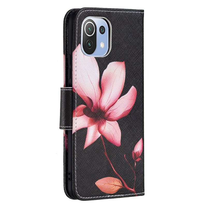 Fodral Xiaomi Mi 11 Lite 4G / 5G / 5G NE Rosa Blomma