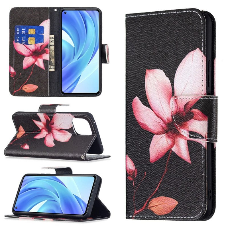 Fodral Xiaomi Mi 11 Lite 4G / 5G / 5G NE Rosa Blomma