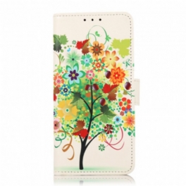 Folio-fodral Xiaomi Mi 11 Lite 4G / 5G / 5G NE Blommande Träd