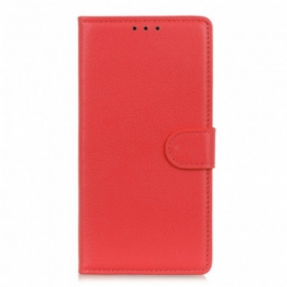 Folio-fodral Xiaomi Mi 11 Lite 4G / 5G / 5G NE Traditionellt Litchi Konstläder