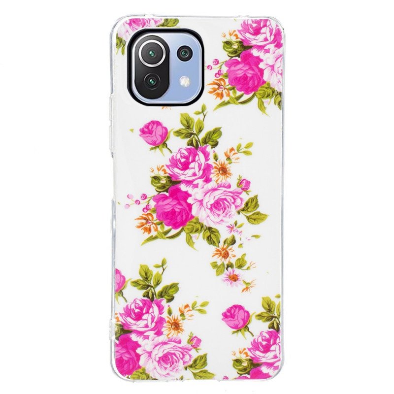 Skal Xiaomi Mi 11 Lite 4G / 5G / 5G NE Neon Liberty Blommor