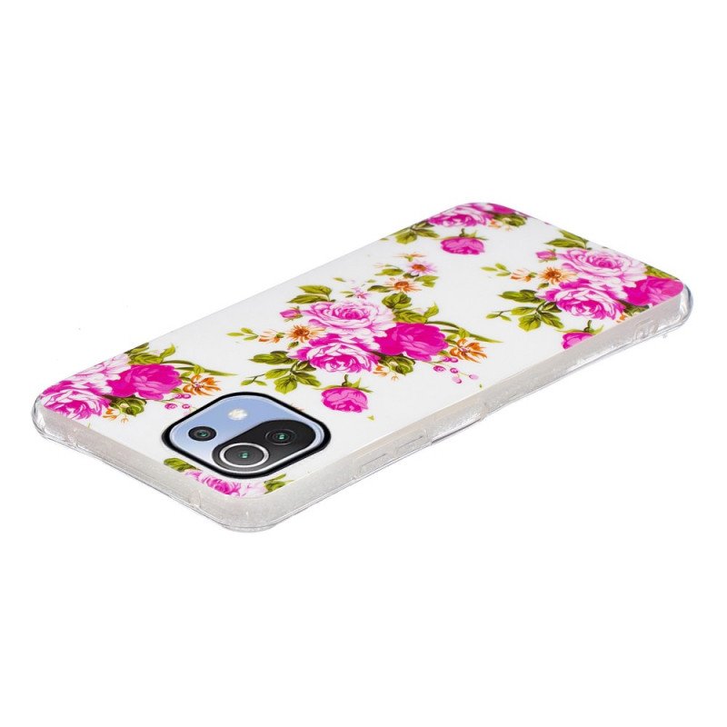 Skal Xiaomi Mi 11 Lite 4G / 5G / 5G NE Neon Liberty Blommor