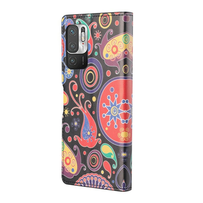 Folio-fodral Poco M3 Pro 5G Galaxy Design