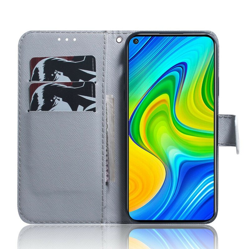 Fodral Xiaomi Redmi Note 9 Drömmande Lejon