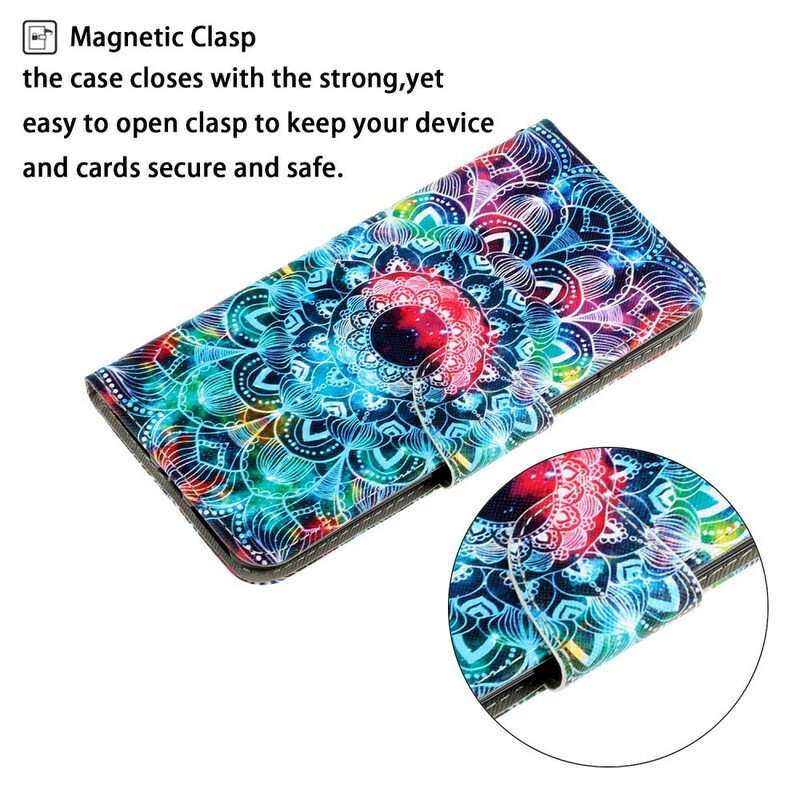 Fodral Xiaomi Redmi Note 9 Med Kedjar Flashig Strappy Mandala