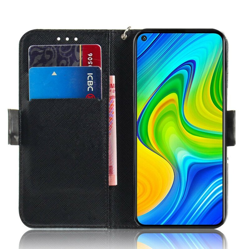 Fodral Xiaomi Redmi Note 9 Med Kedjar Thong Safari Djur