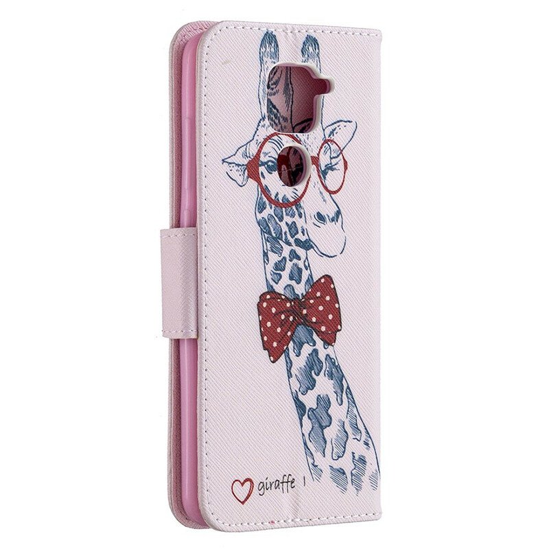 Folio-fodral Xiaomi Redmi Note 9 Brainy Giraff