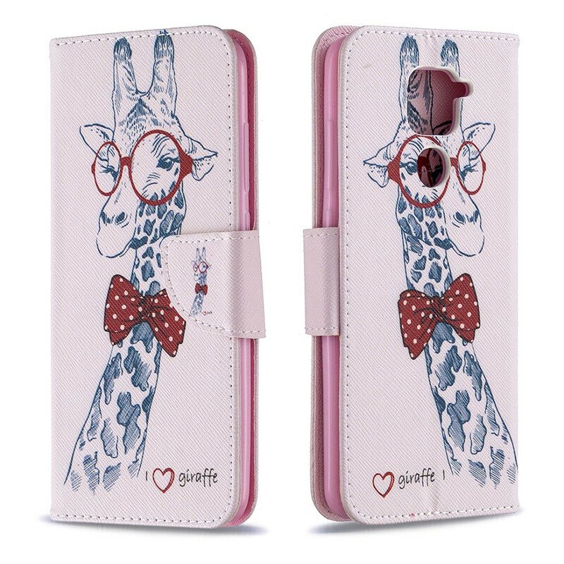 Folio-fodral Xiaomi Redmi Note 9 Brainy Giraff