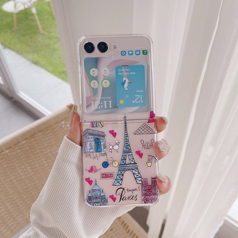 Skal Samsung Galaxy Z Flip 5 Transparent Paris