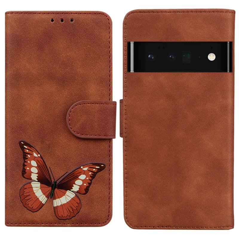 Fodral Google Pixel 6 Pro Skin-touch Butterfly