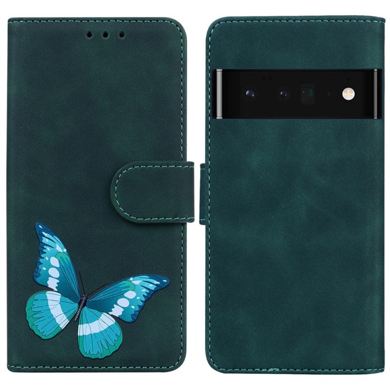 Fodral Google Pixel 6 Pro Skin-touch Butterfly