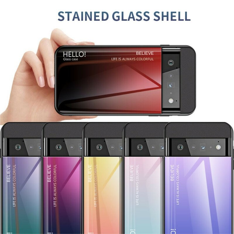 Mobilskal Google Pixel 6 Pro Härdat Glas Hej